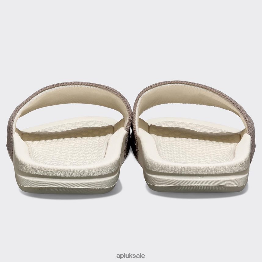 APL Big Logo TechLoom Slide 1 - VH8XNZ559 APL Shoes UK Ivory/Tundra Women Slides