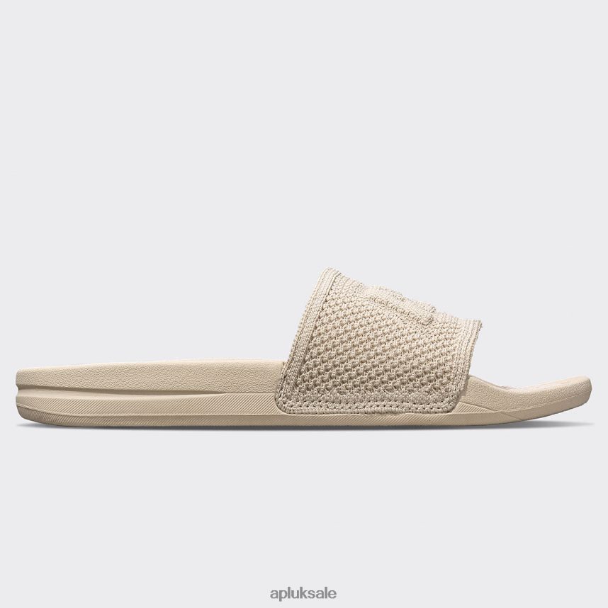 APL Big Logo TechLoom Slide 2 - VH8XNZ563 APL Shoes UK Parchment Women Slides