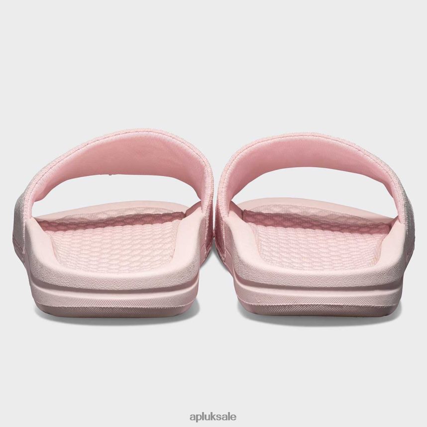 APL Big Logo TechLoom Slide 2 - VH8XNZ575 APL Shoes UK Bleached Pink/Multi/Blocked Women Slides