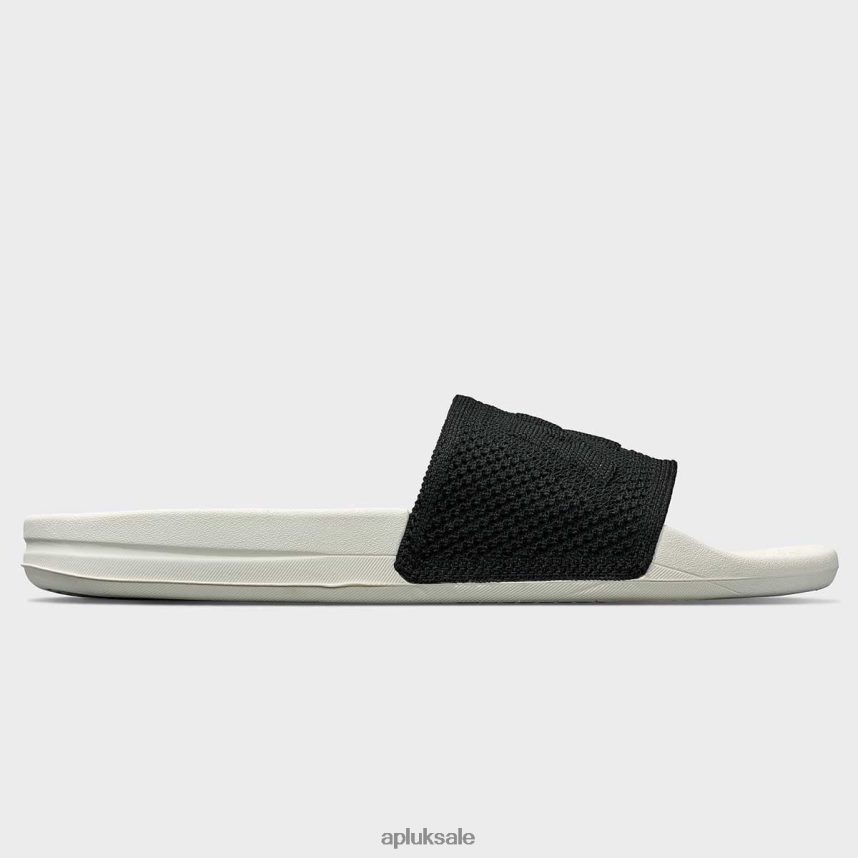 APL Big Logo TechLoom Slide 2 - VH8XNZ579 APL Shoes UK Ivory/Black Women Slides
