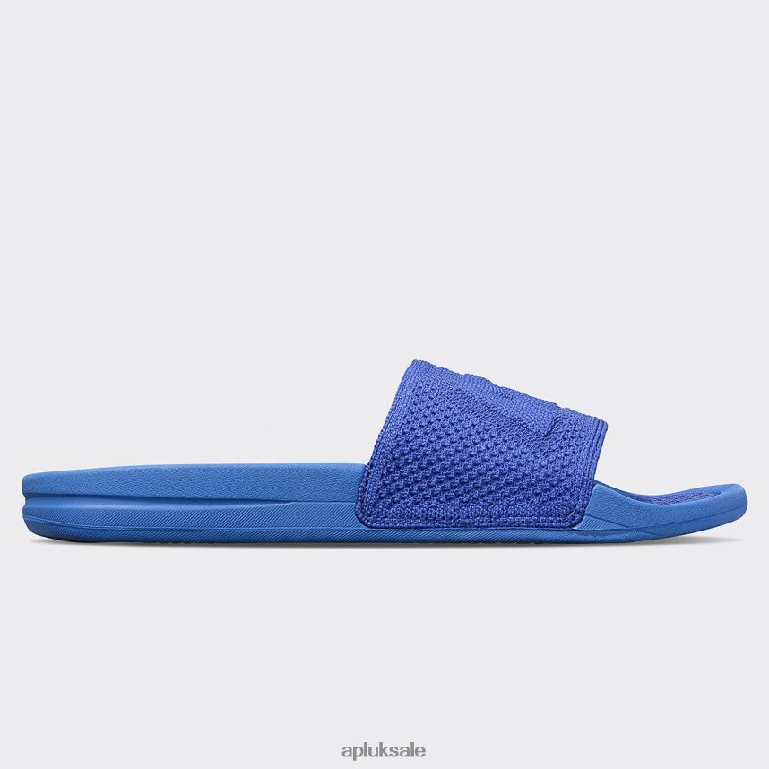 APL Big Logo TechLoom Slide 3 - VH8XNZ616 APL Shoes UK Blue Haze Women Slides