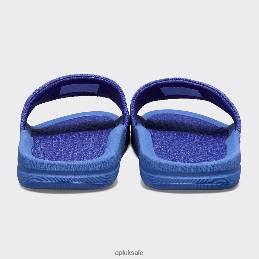 APL Big Logo TechLoom Slide 3 - VH8XNZ616 APL Shoes UK Blue Haze Women Slides