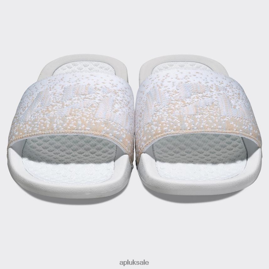 APL Big Logo TechLoom Slide 3 - VH8XNZ619 APL Shoes UK White/Pastel Melange/Ombre Women Slides