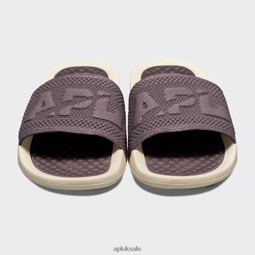 APL Big Logo TechLoom Slide 3 - VH8XNZ631 APL Shoes UK Asteroid/Pristine Women Slides