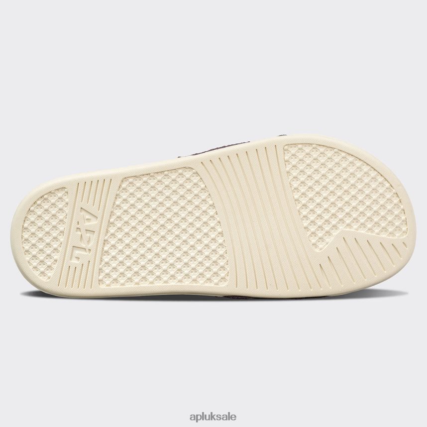 APL Big Logo TechLoom Slide 3 - VH8XNZ631 APL Shoes UK Asteroid/Pristine Women Slides