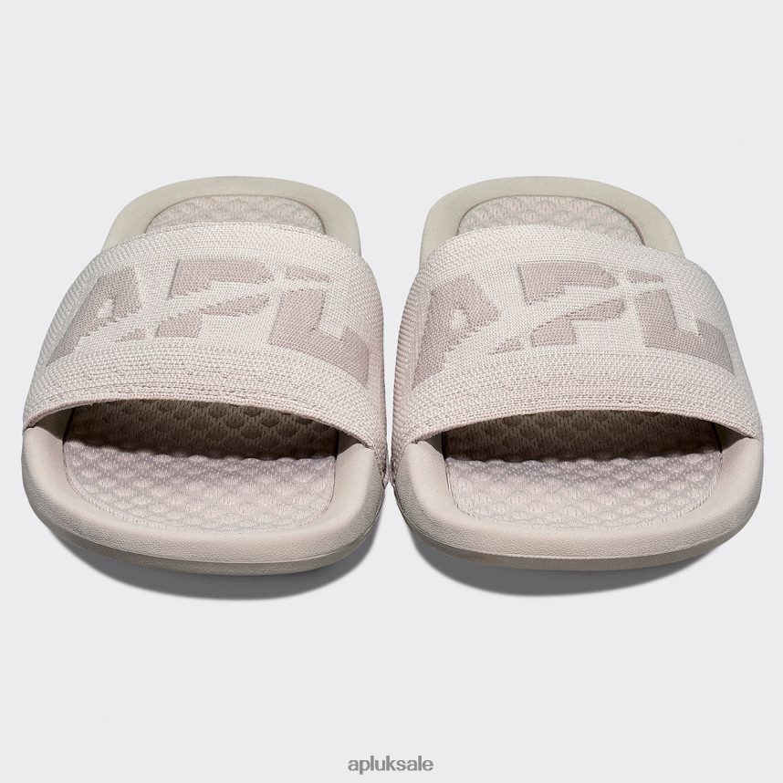 APL Big Logo TechLoom Slide 4 - VH8XNZ634 APL Shoes UK Clay/Tundra Women Slides
