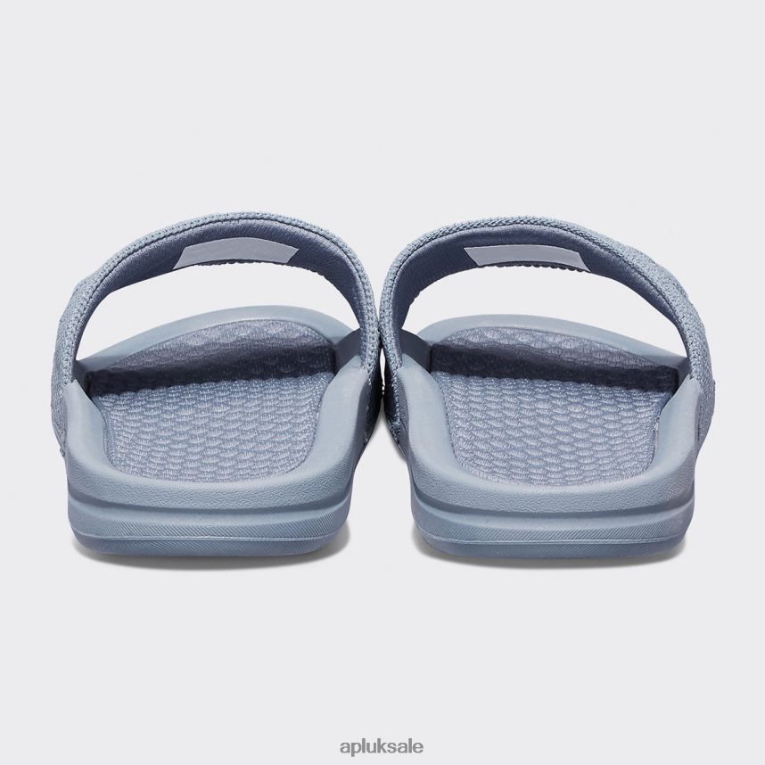 APL Big Logo TechLoom Slide 4 - VH8XNZ643 APL Shoes UK Slate Women Slides
