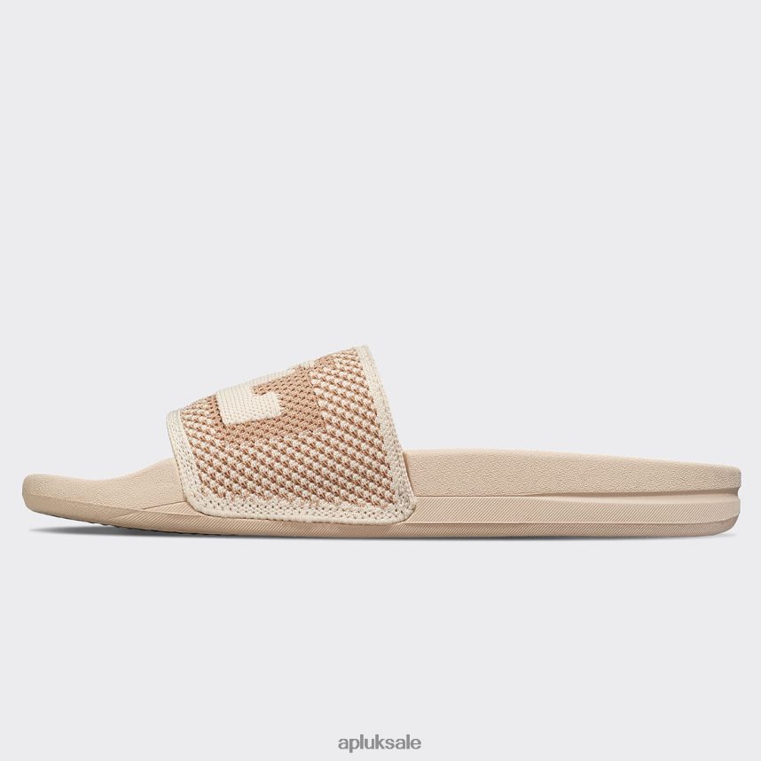 APL Big Logo TechLoom Slide 4 - VH8XNZ663 APL Shoes UK Caramel/Warm Silk Women Slides