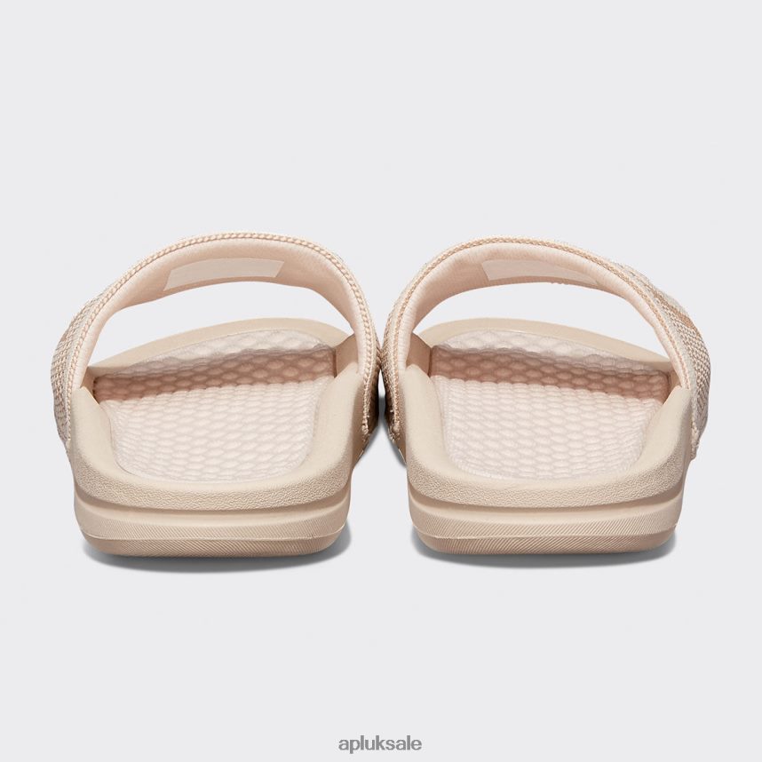 APL Big Logo TechLoom Slide 4 - VH8XNZ663 APL Shoes UK Caramel/Warm Silk Women Slides
