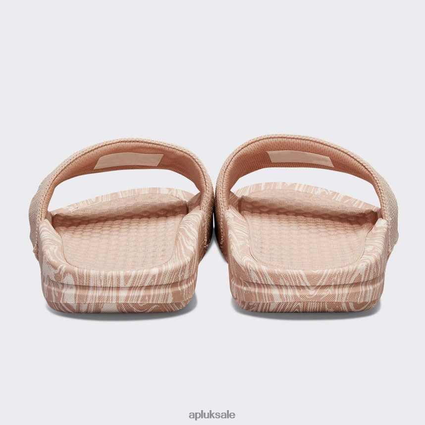 APL Big Logo TechLoom Slide 4 - VH8XNZ671 APL Shoes UK Rose Dust/Creme/Marble Women Slides