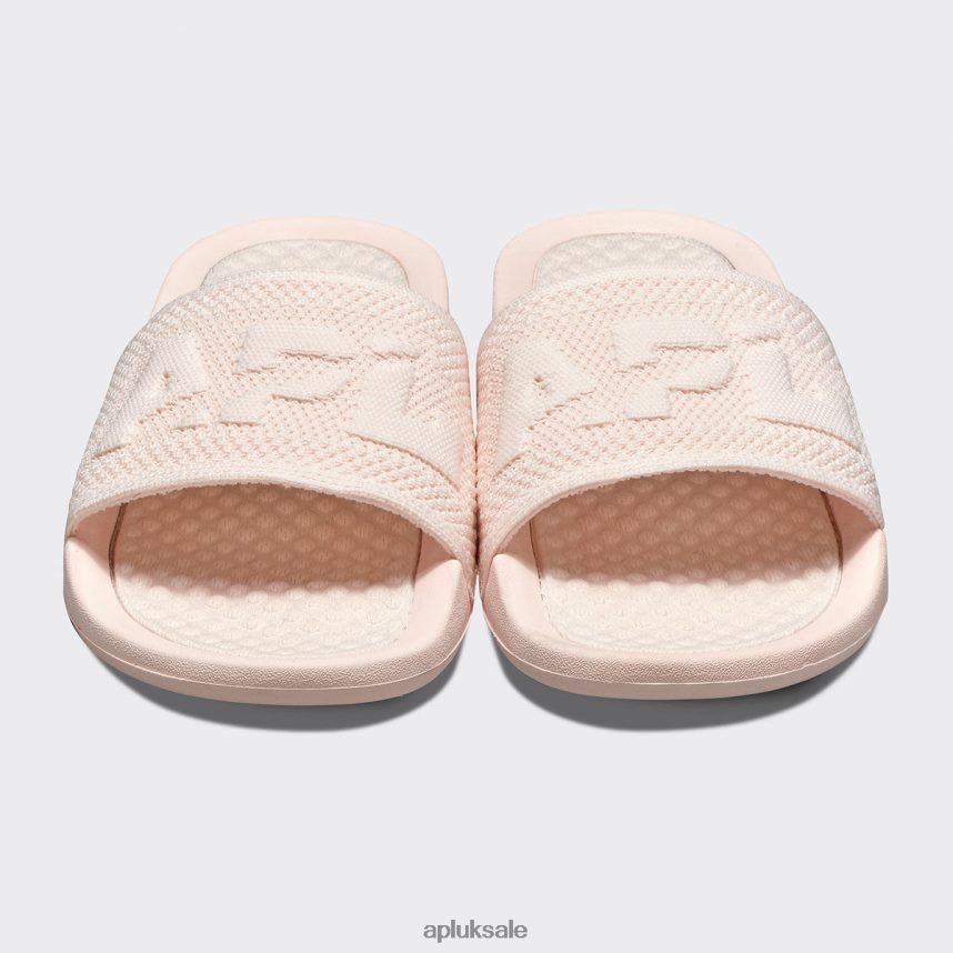APL Big Logo TechLoom Slide 4 - VH8XNZ672 APL Shoes UK Creme Women Slides