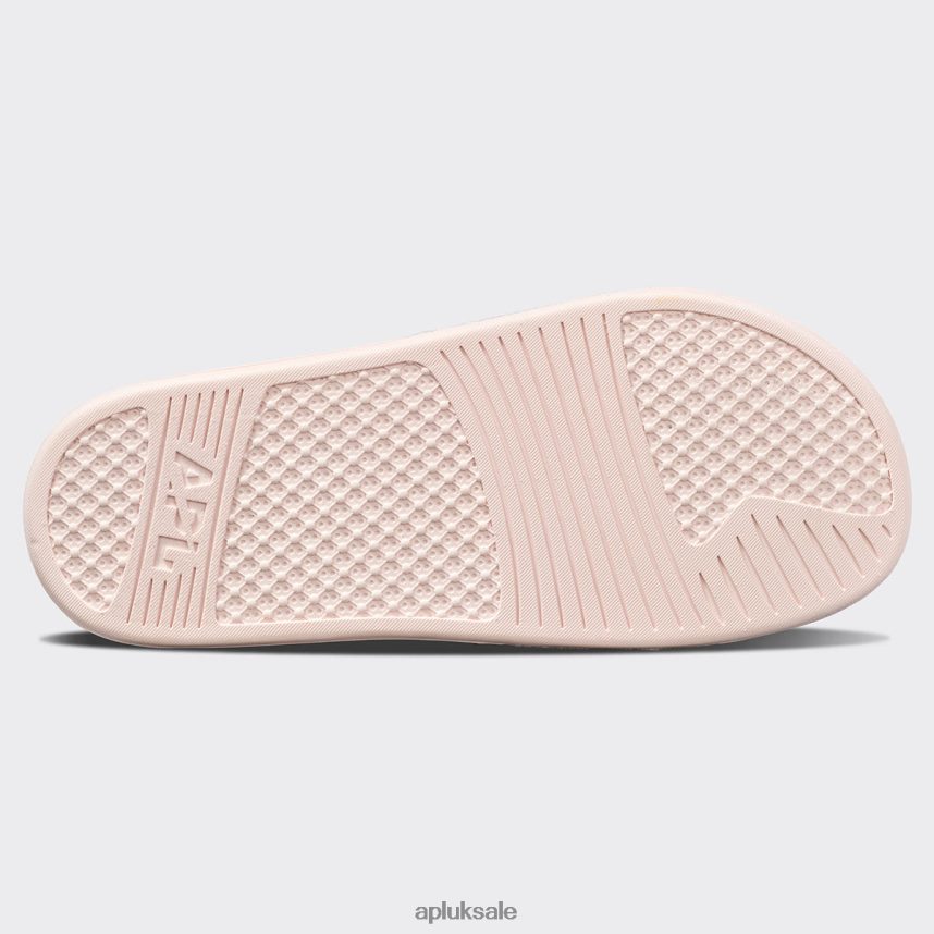 APL Big Logo TechLoom Slide 4 - VH8XNZ672 APL Shoes UK Creme Women Slides