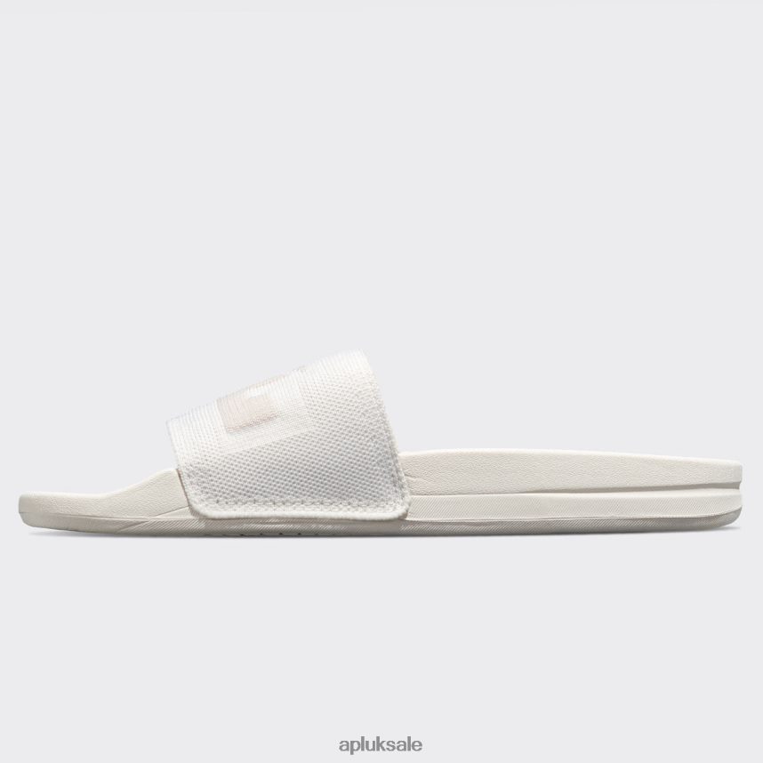 APL Big Logo TechLoom Slide 5 - VH8XNZ683 APL Shoes UK Ivory/Beach Women Slides