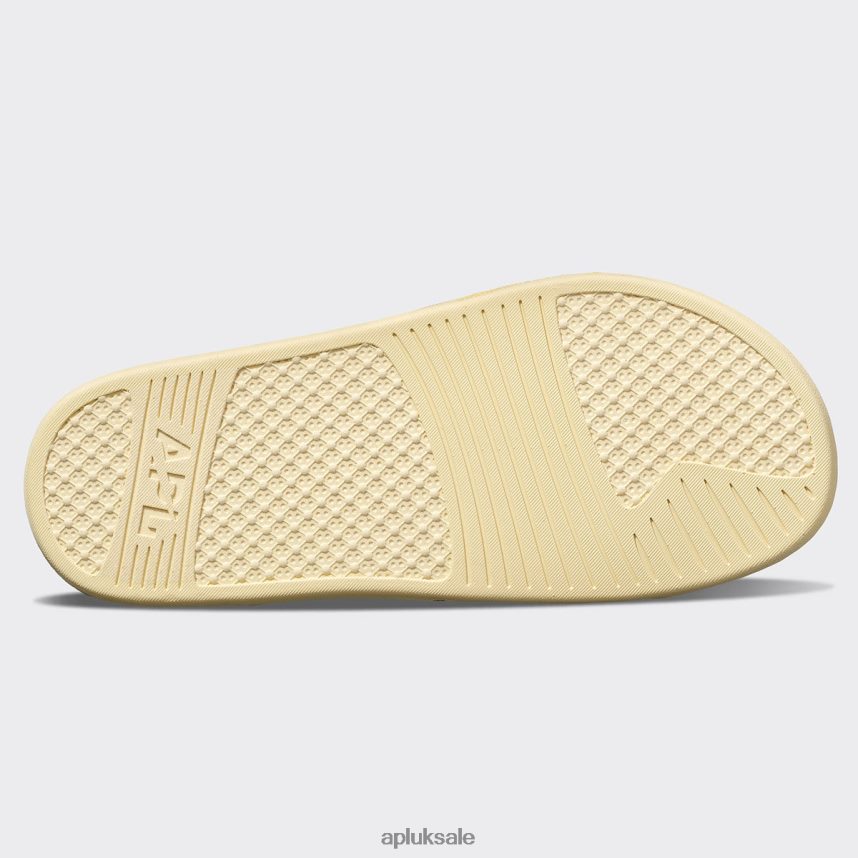 APL Big Logo TechLoom Slide 5 - VH8XNZ685 APL Shoes UK Lemon Zest/Midnight Women Slides