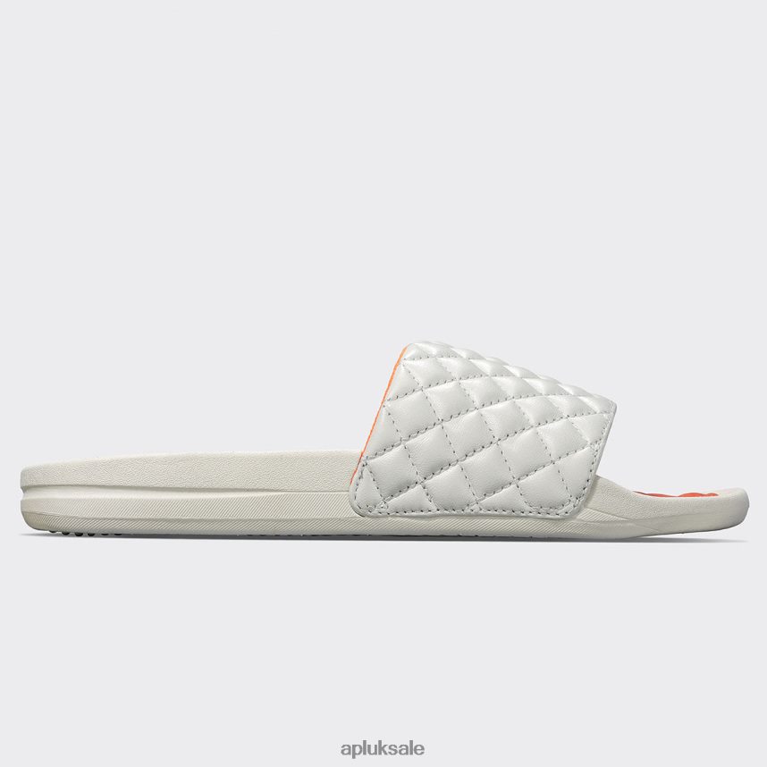 APL Lusso Slide 11 - VH8XNZ525 APL Shoes UK Ivory/Molten Women Slides
