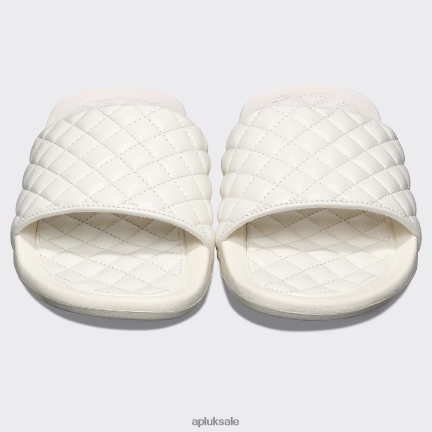 APL Lusso Slide 11 - VH8XNZ533 APL Shoes UK Ivory Women Slides