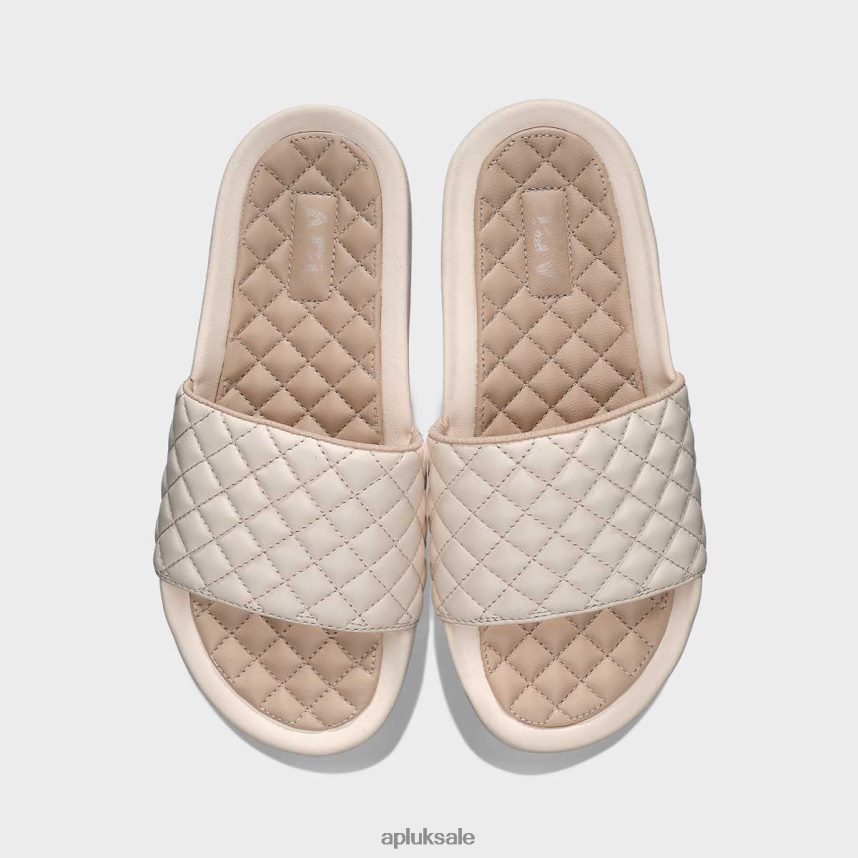 APL Lusso Slide 11 - VH8XNZ538 APL Shoes UK Creme/Rose Dust Women Slides