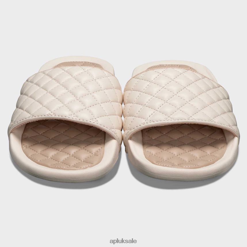 APL Lusso Slide 11 - VH8XNZ538 APL Shoes UK Creme/Rose Dust Women Slides