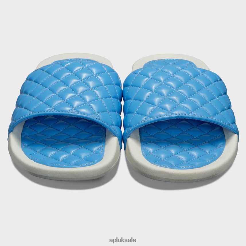 APL Lusso Slide 11 - VH8XNZ549 APL Shoes UK Coastal Blue/Ivory Women Slides