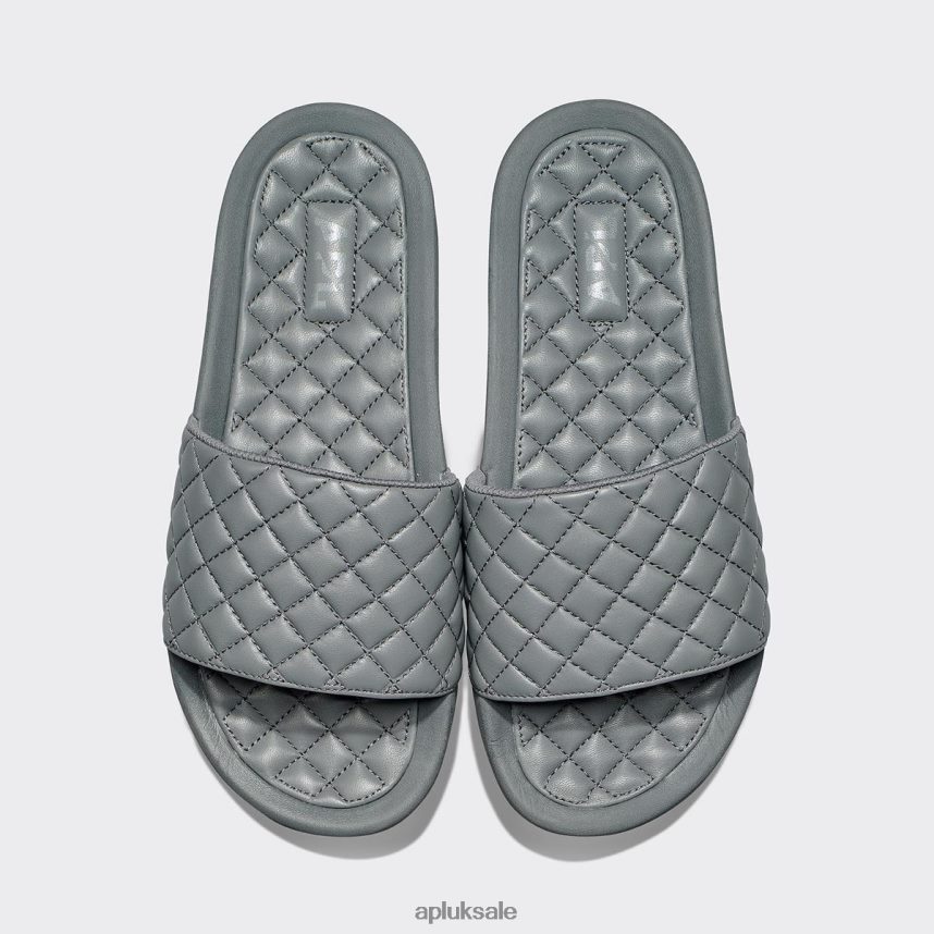 APL Lusso Slide 11 - VH8XNZ561 APL Shoes UK Smoke Women Slides