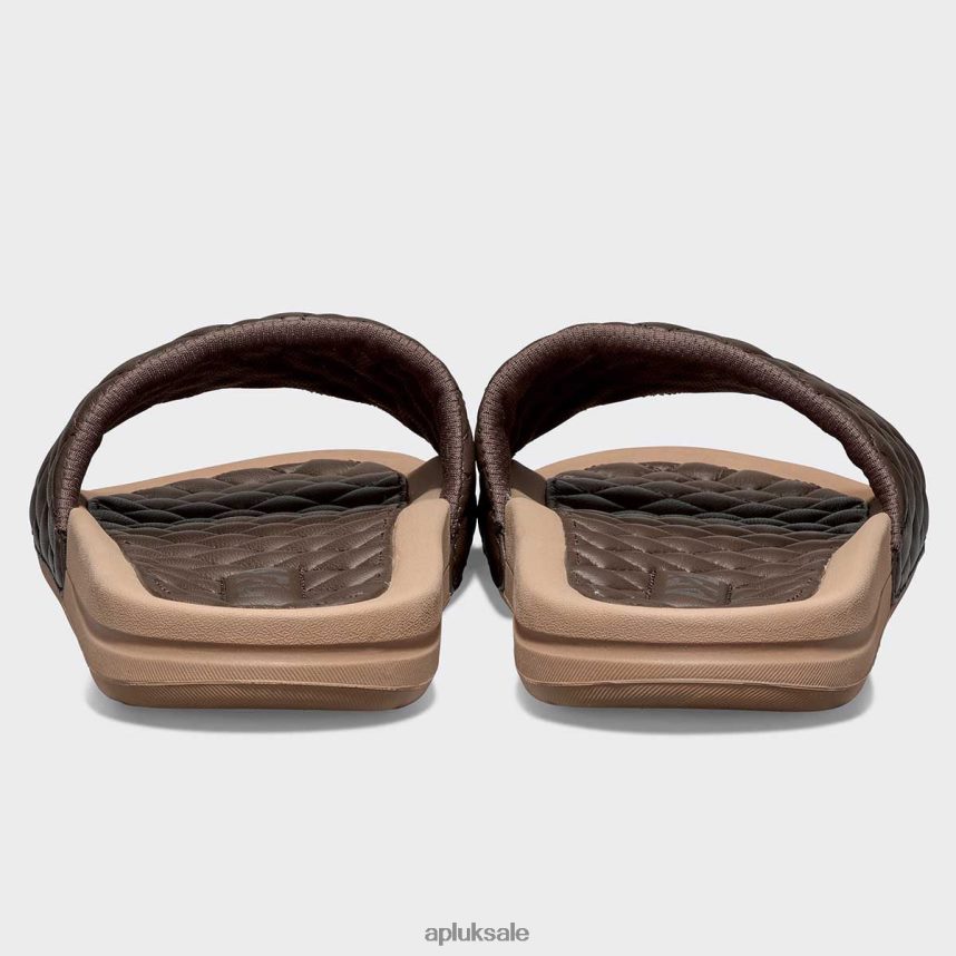 APL Lusso Slide 11 - VH8XNZ570 APL Shoes UK Chocolate/Caramel Women Slides