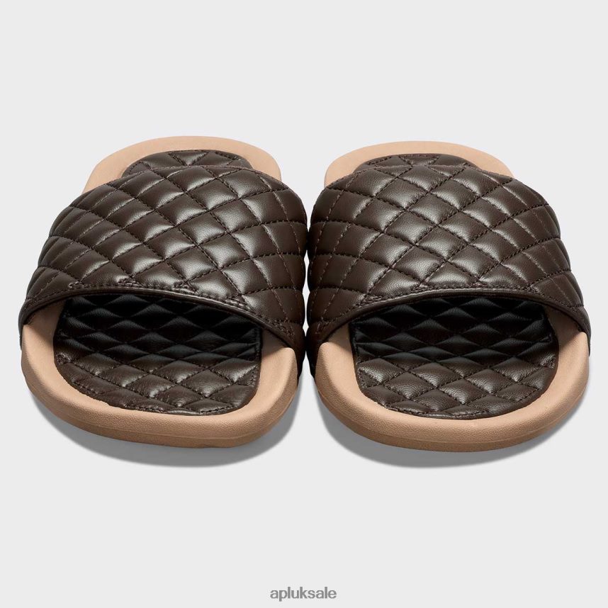 APL Lusso Slide 11 - VH8XNZ570 APL Shoes UK Chocolate/Caramel Women Slides