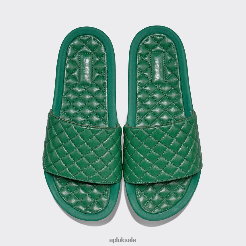 APL Lusso Slide 11 - VH8XNZ581 APL Shoes UK Great Green Women Slides