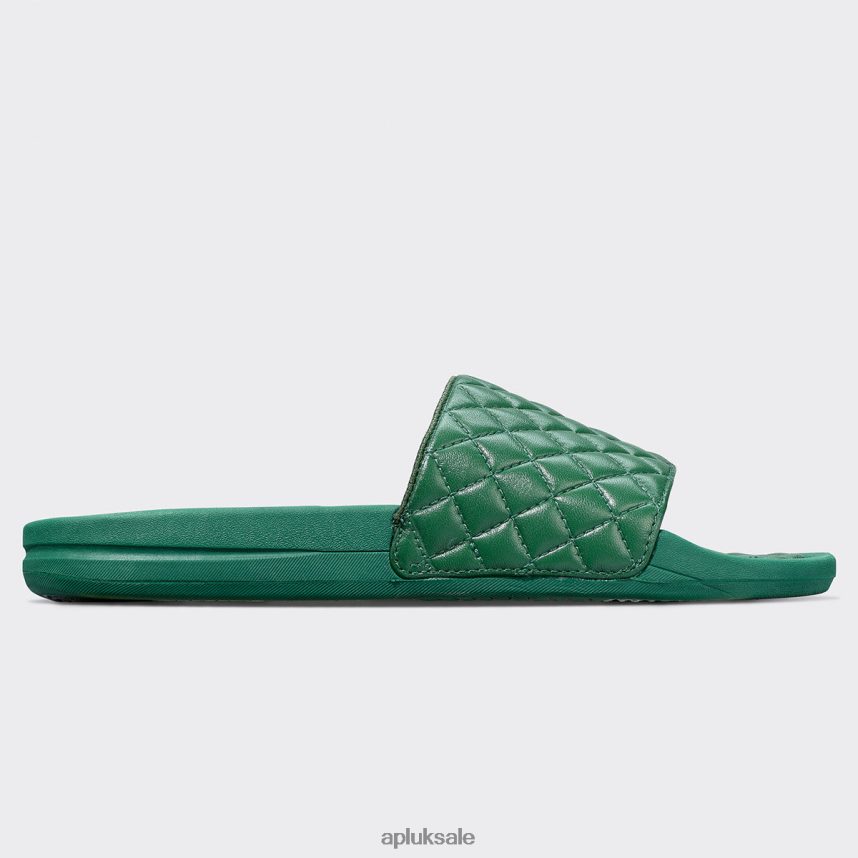 APL Lusso Slide 11 - VH8XNZ581 APL Shoes UK Great Green Women Slides