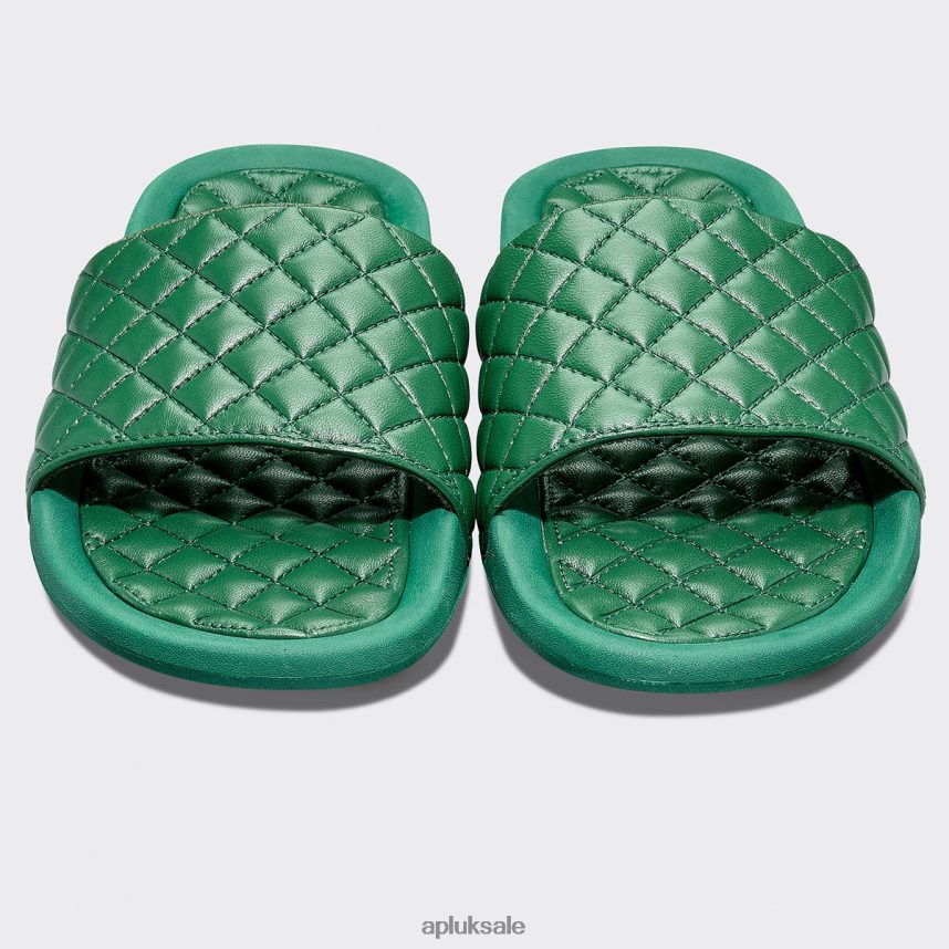 APL Lusso Slide 11 - VH8XNZ581 APL Shoes UK Great Green Women Slides