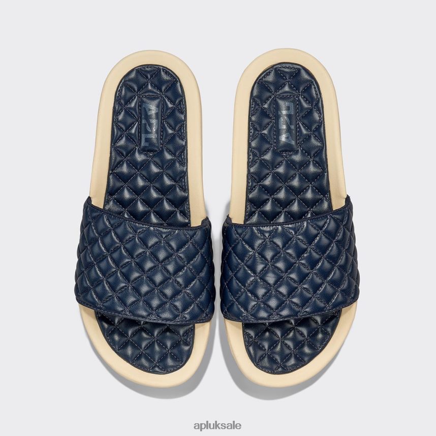 APL Lusso Slide 11 - VH8XNZ583 APL Shoes UK Midnight/Vanilla Women Slides