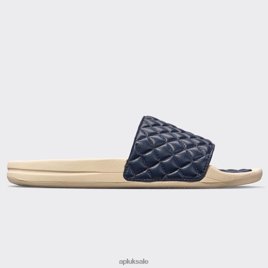 APL Lusso Slide 11 - VH8XNZ583 APL Shoes UK Midnight/Vanilla Women Slides