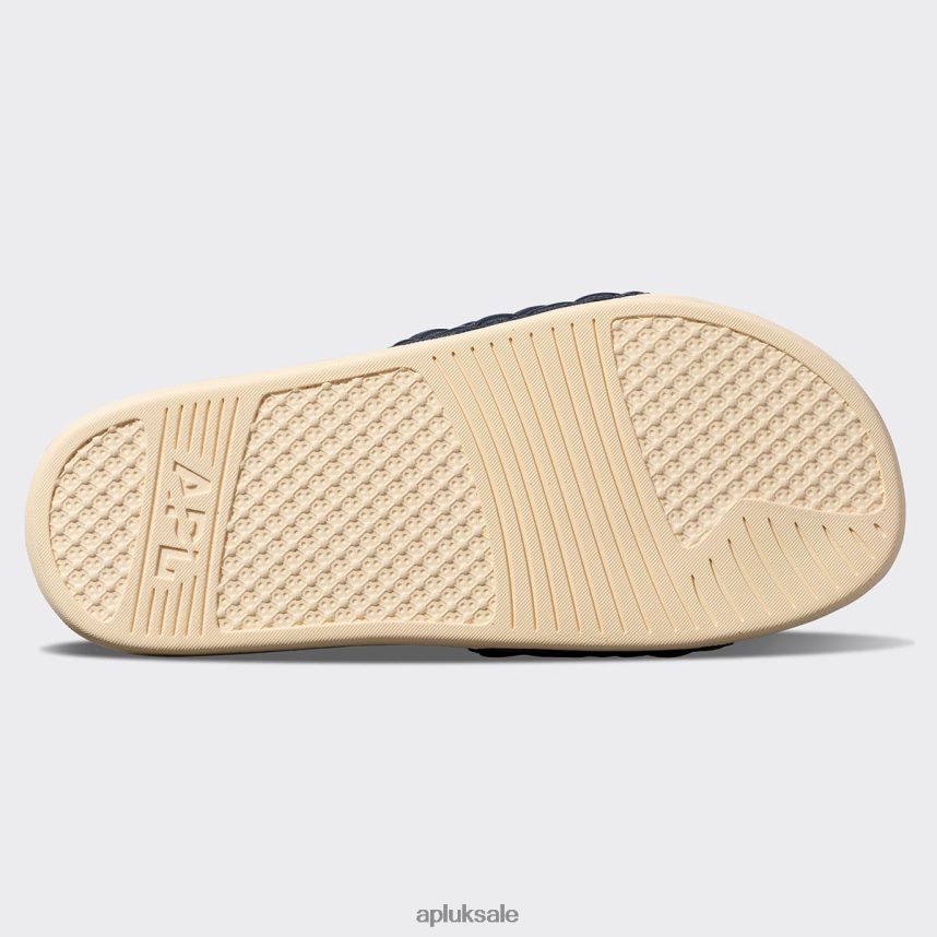 APL Lusso Slide 11 - VH8XNZ583 APL Shoes UK Midnight/Vanilla Women Slides
