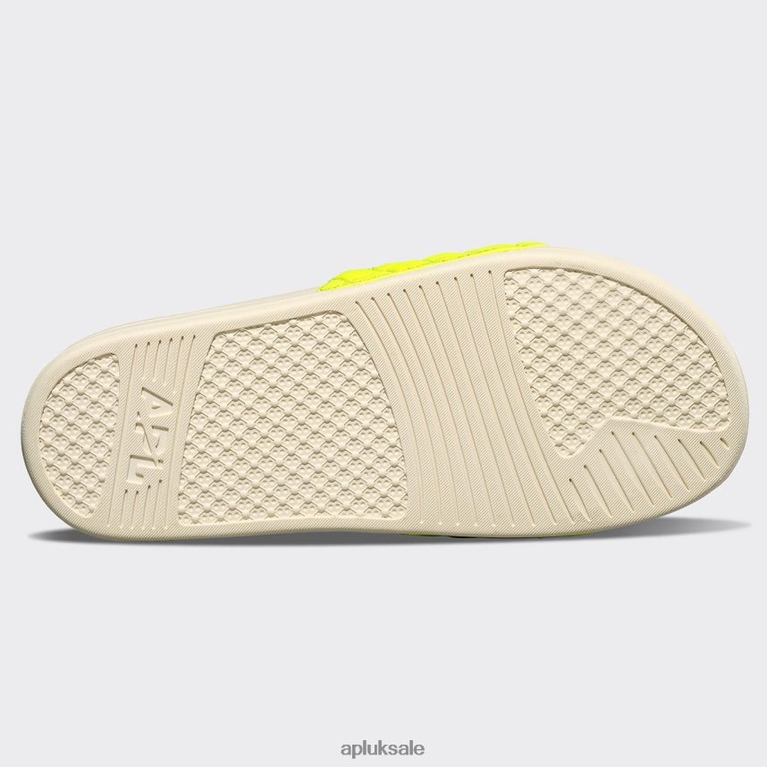 APL Lusso Slide 11 - VH8XNZ584 APL Shoes UK Energy/Pristine Women Slides