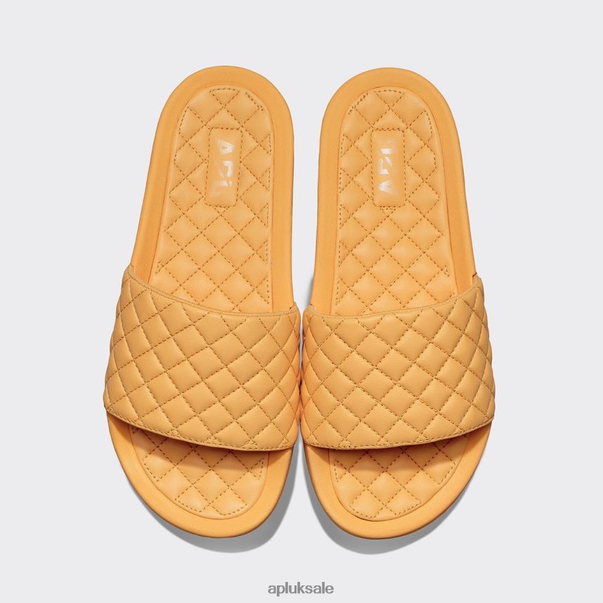 APL Lusso Slide 12 - VH8XNZ585 APL Shoes UK Marigold Women Slides