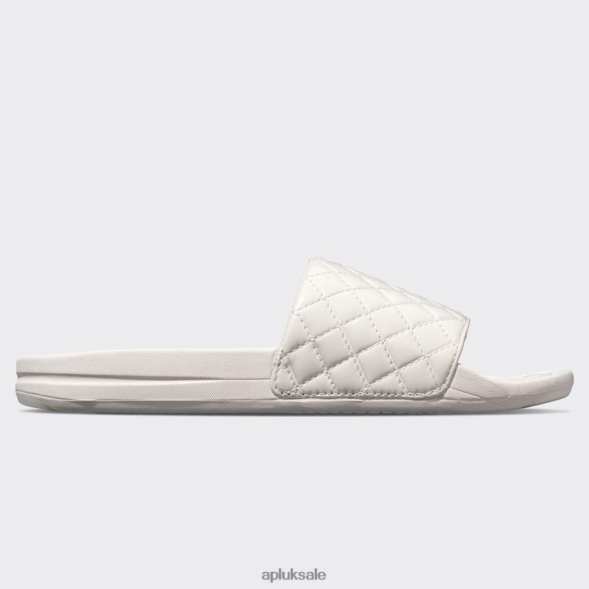 APL Lusso Slide 12 - VH8XNZ589 APL Shoes UK Sea Salt Women Slides