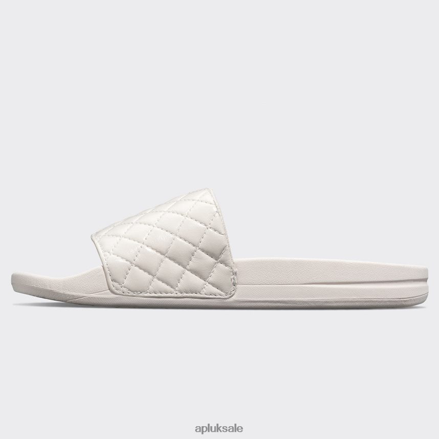 APL Lusso Slide 12 - VH8XNZ589 APL Shoes UK Sea Salt Women Slides