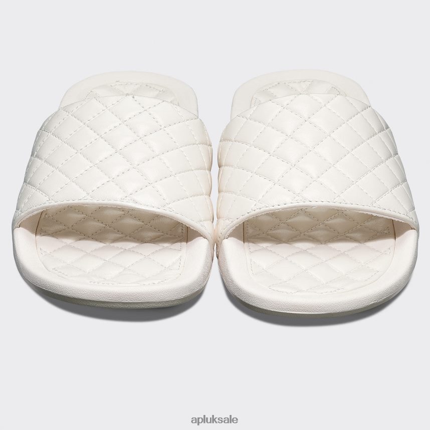 APL Lusso Slide 12 - VH8XNZ589 APL Shoes UK Sea Salt Women Slides