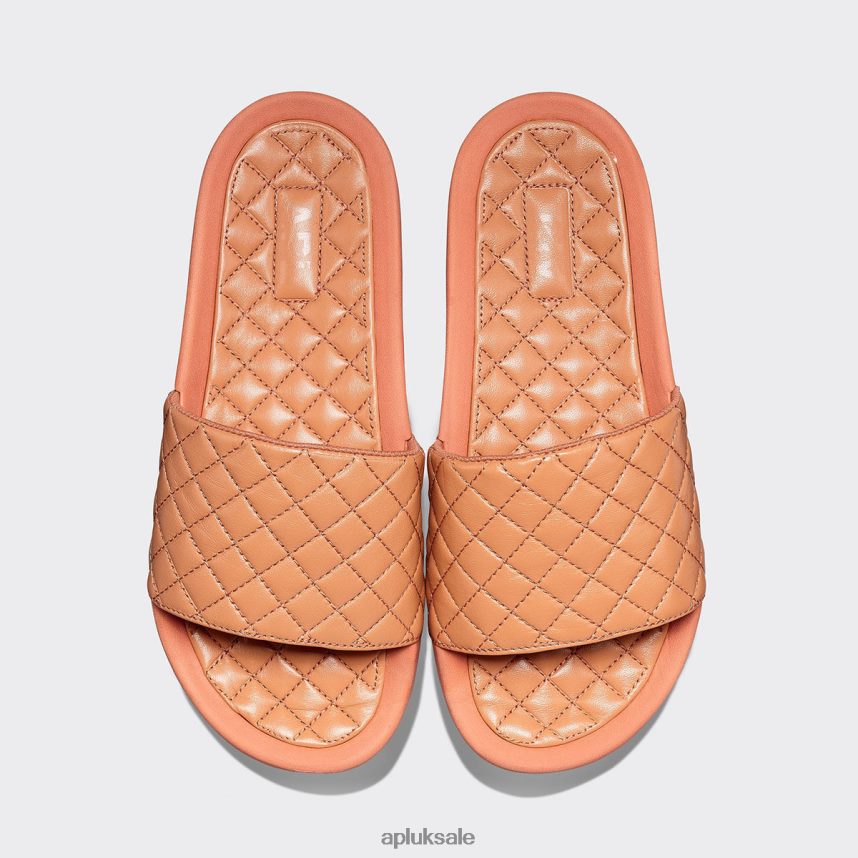 APL Lusso Slide 12 - VH8XNZ592 APL Shoes UK Terracotta Women Slides