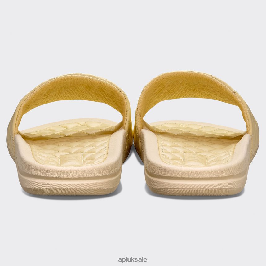 APL Lusso Slide 12 - VH8XNZ597 APL Shoes UK Lemon Zest Women Slides