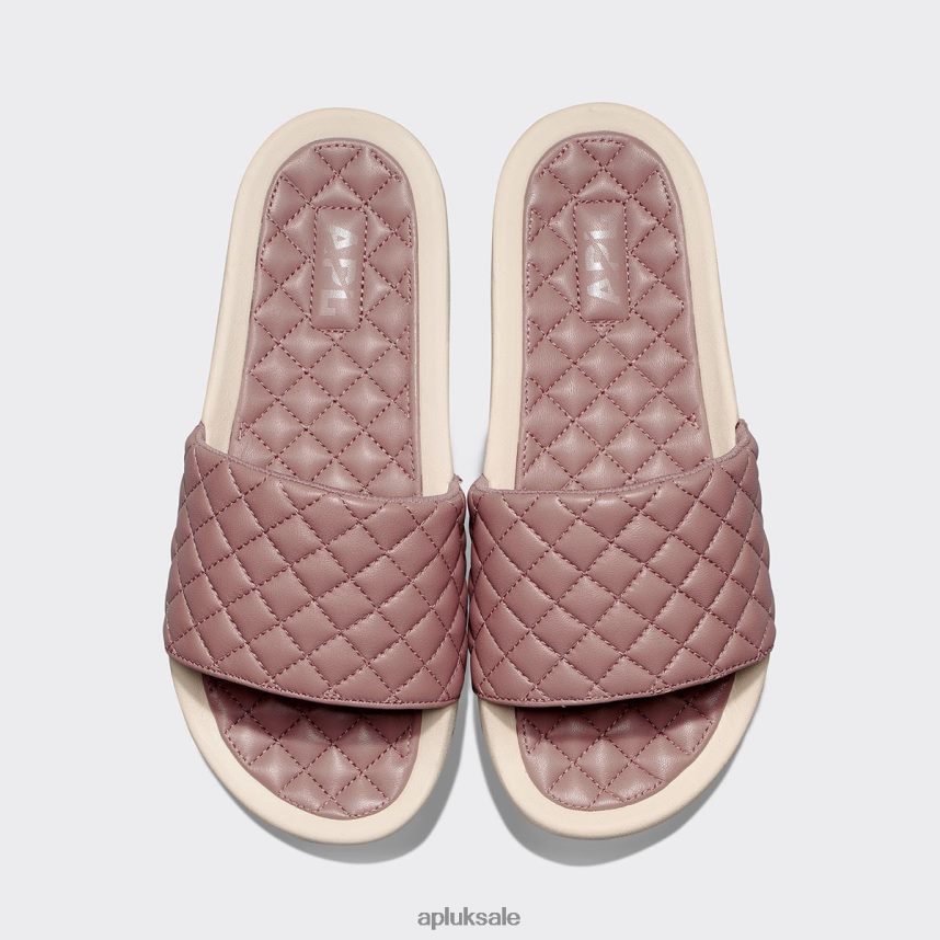 APL Lusso Slide 12 - VH8XNZ601 APL Shoes UK Beachwood/Pristine Women Slides