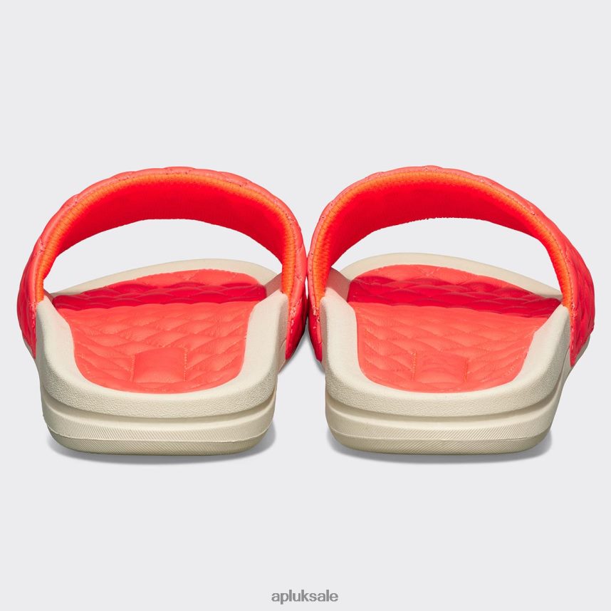 APL Lusso Slide 12 - VH8XNZ622 APL Shoes UK Magma/Pristine Women Slides