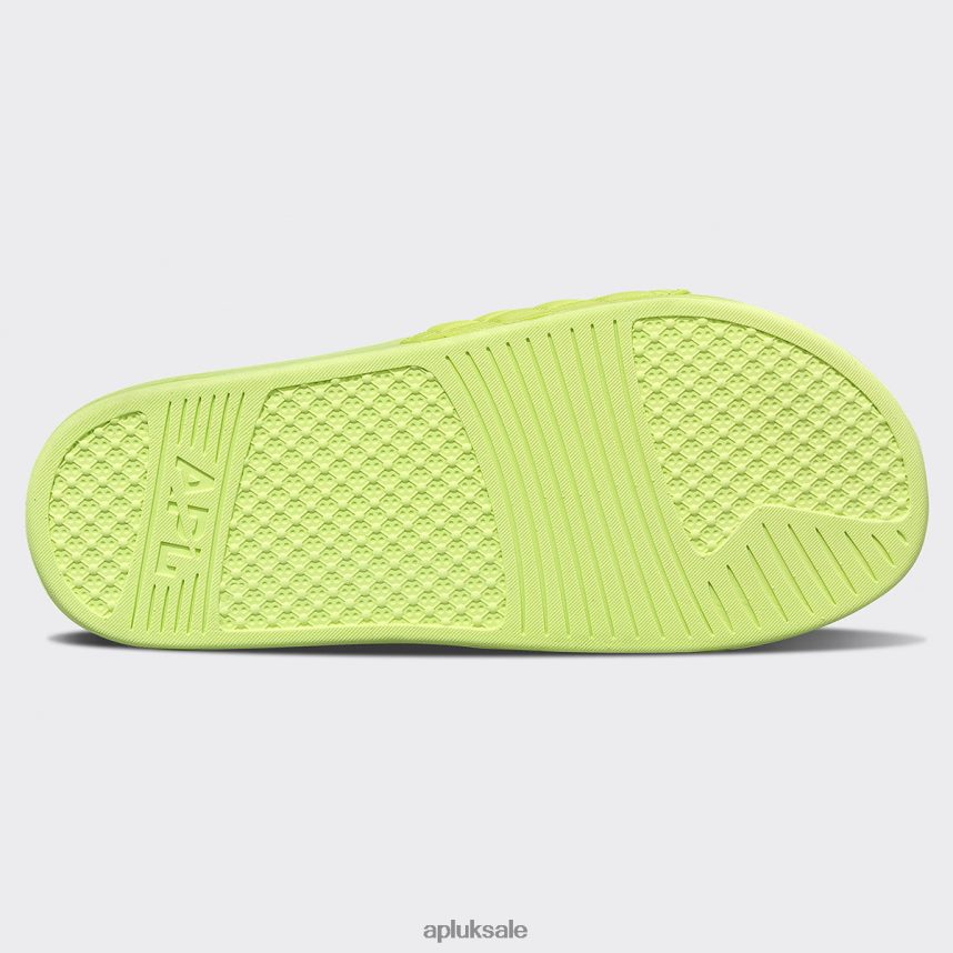 APL Lusso Slide 12 - VH8XNZ623 APL Shoes UK Bright Citrus Women Slides
