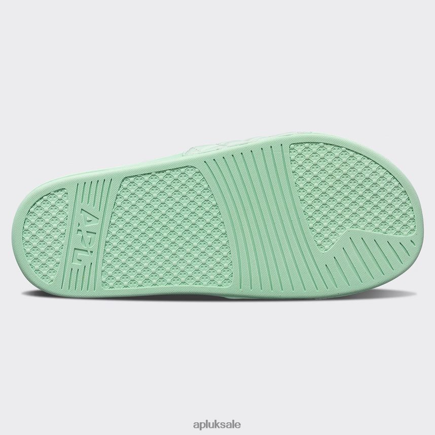 APL Lusso Slide 13 - VH8XNZ636 APL Shoes UK Peppermint Women Slides