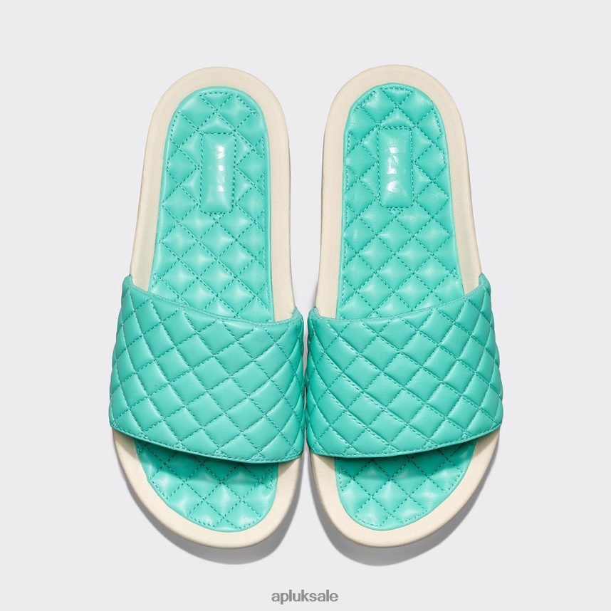 APL Lusso Slide 13 - VH8XNZ637 APL Shoes UK Mint/Pristine Women Slides