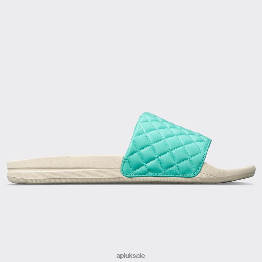 APL Lusso Slide 13 - VH8XNZ637 APL Shoes UK Mint/Pristine Women Slides