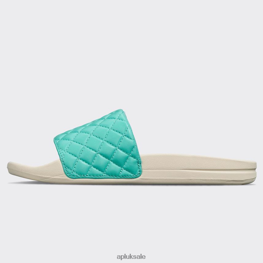 APL Lusso Slide 13 - VH8XNZ637 APL Shoes UK Mint/Pristine Women Slides