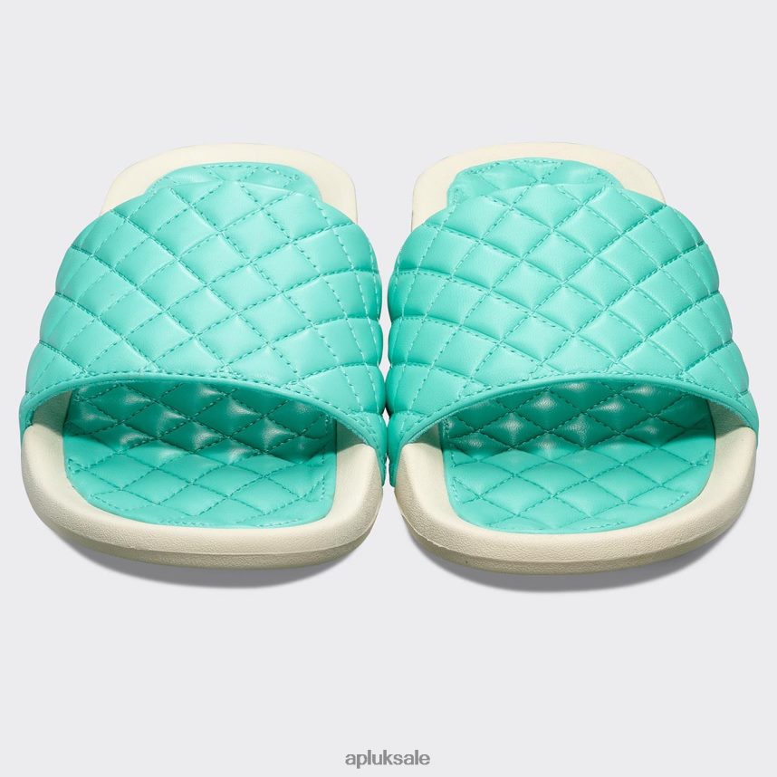 APL Lusso Slide 13 - VH8XNZ637 APL Shoes UK Mint/Pristine Women Slides