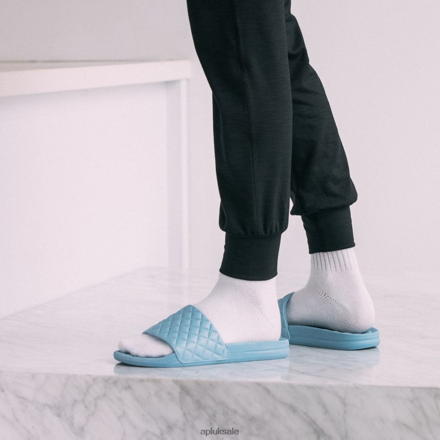 APL Lusso Slide 13 - VH8XNZ639 APL Shoes UK Ice Blue Women Slides