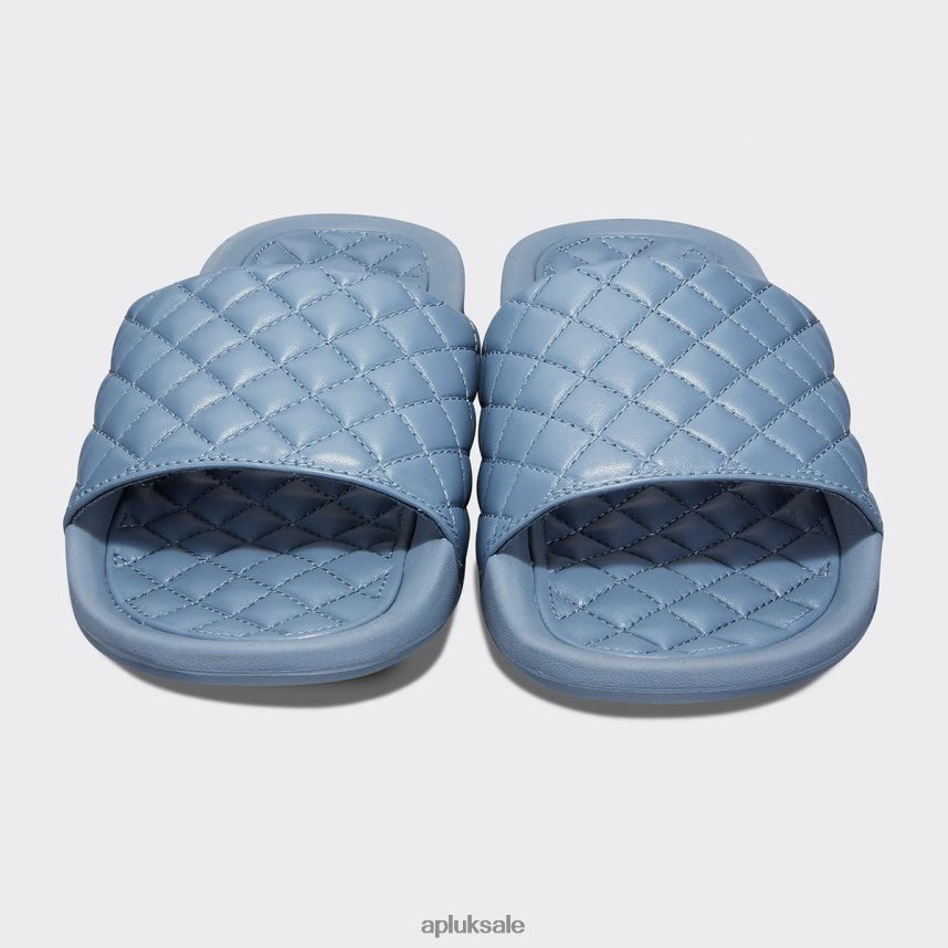 APL Lusso Slide 13 - VH8XNZ642 APL Shoes UK Slate Women Slides