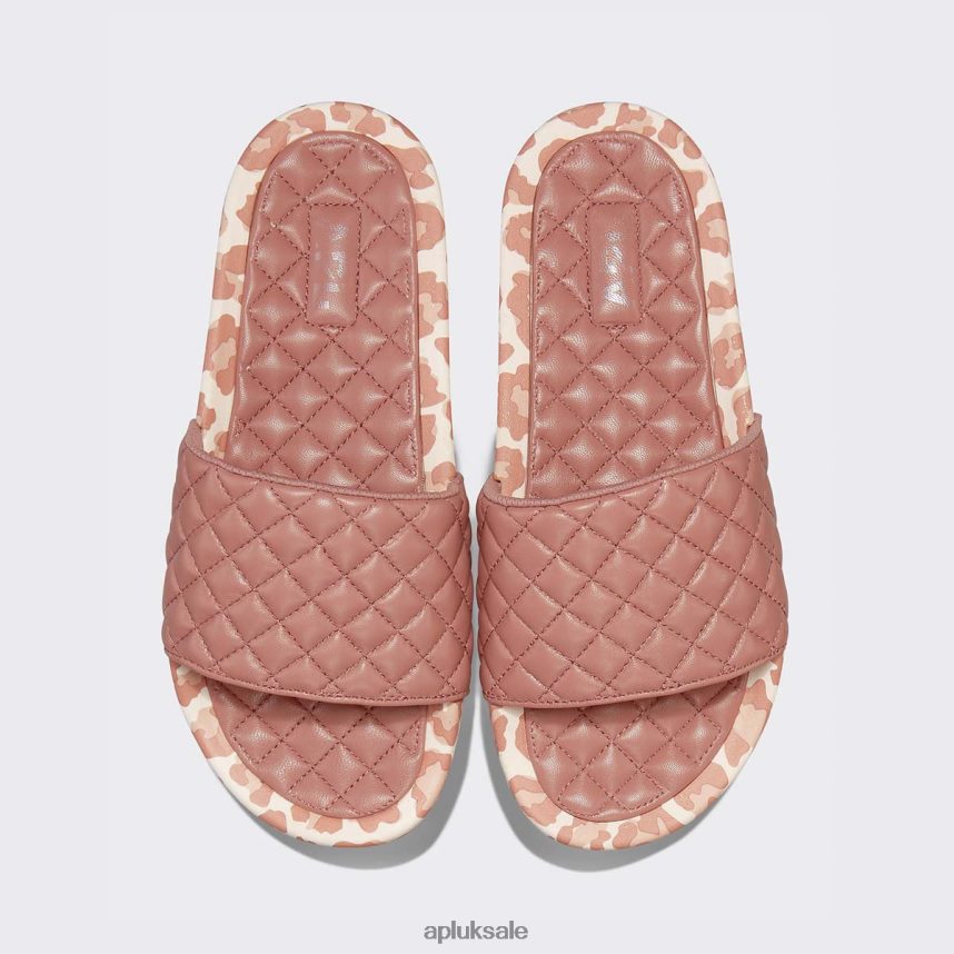 APL Lusso Slide 14 - VH8XNZ657 APL Shoes UK Beachwood/Leopard Women Slides